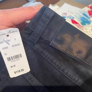 Brooks Brothers Men's Plain Front Corduroy  W36 L32